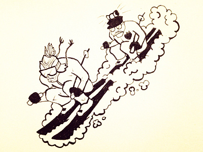 LoGoLoG 1/2/13: "Skiiding Ticket" 5 0 branding bristol chase cloud cop hat identity illustration logo mountain officer pole police ski snow ticket winter