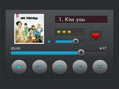Music Player app music player ui