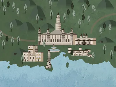 City buildings city map illustration