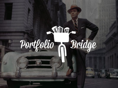 Portfolio Bridge Logo finance identity logo start up