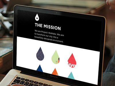 Project: Remake Wake blur clean css3 dark design drop html5 light minimal rain smorrs web