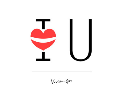 i love you art design font painting