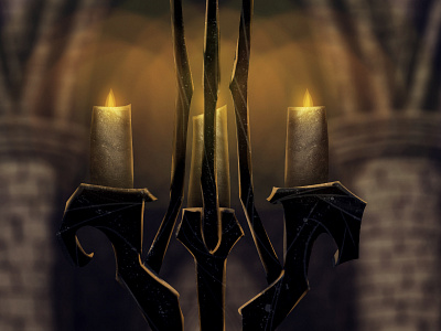 Candelabrum animation candelabrum candle chandelier church light photoshop priory