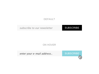 Subscribe form @chilli form minimalistic subscribe ux