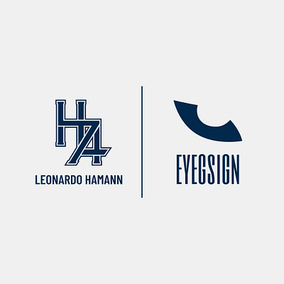 H74 LEONARDO HAMANN - Brand ID branding college design football gym logo nfl performance vector