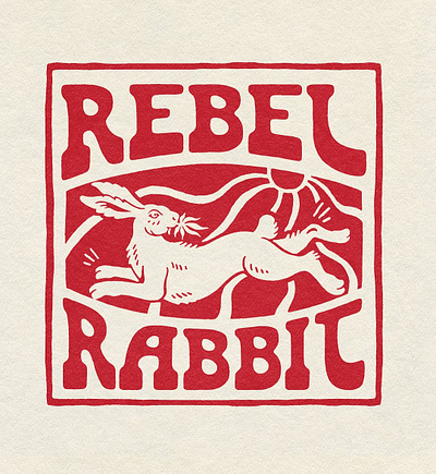 Rebel Rabbit Merch Design brand brand design brand identity branding design graphic design graphic designer illustration logo logo design merch merch design