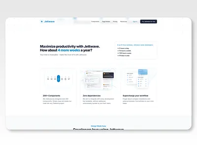 SaaS Modern Landing Page Design hero section landing page landing page component modern landing page saas saas design saas homepage saas landing page saas ui saas website tailwindcss ui web design web development website website design