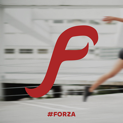 FORZA : Where minimalism meets motion. brand branding forza graphic design logo logodesign minimalism