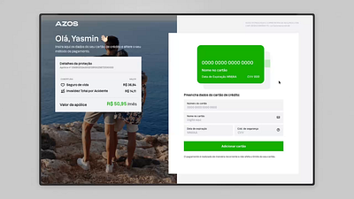 Credit card checkout animation checkout credit card desktop insurance micro interaction product design ui ux