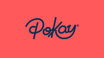 Pokay Logo Design bowl brand branding design fast food food graphic design handmade lettering logo logotype mexican food mexico poke poke bowl