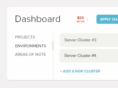 Style Tile: Modules dashboard menu ui web