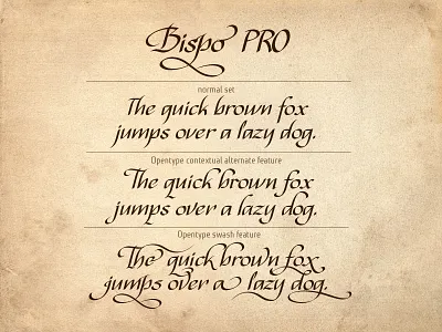 Bispo Pro – new typeface bispo free font calligraphy opentype type design typeface typography