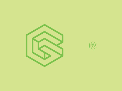 G is for Green green logo mark maze