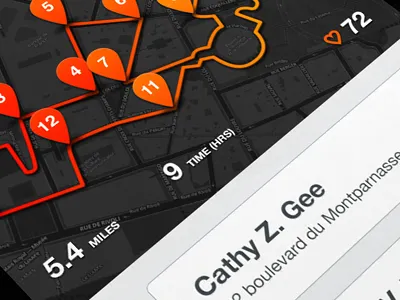 Pins Pins Pins app design interface mobile rally interactive ui ux