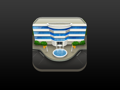 Real Estate Icon building icon illustration ios realestate