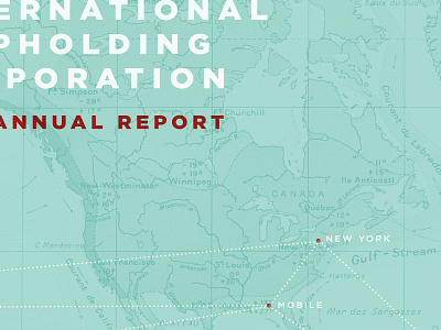 Annual Report WIP annual report international maps overlay red ships