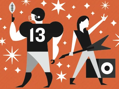 Artists & Athletes branding illustration minimal