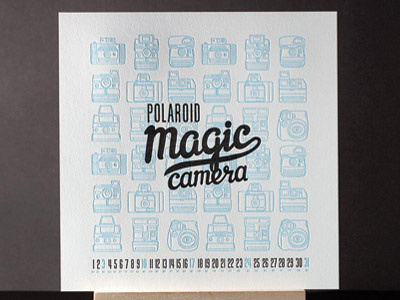 Polaroid. Letterpress.