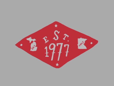 happy birthday 1977 crest hand