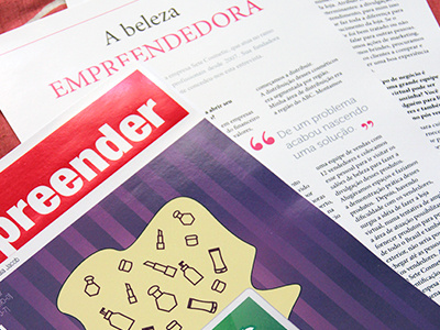 Empreender Magazine diagramação indesign magazine revista