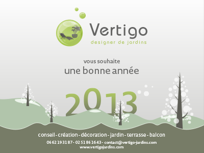 Vertigo Carte De Voeux 2013 card graphic design greeting card illustration infographic