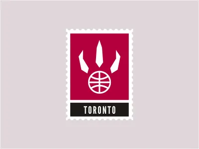 Toronto Raptors animal ball basketball black canada dinosaur logo nba raptor raptors red sports stamp trace track