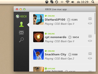 XBOX360 live app 360 app apple gaming mac xbox