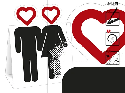 Build you own valentines card card print valentine