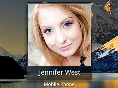 Mobile Contact android design mobile ui