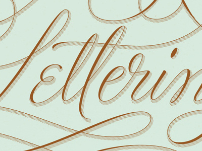 Lettering english lettering script