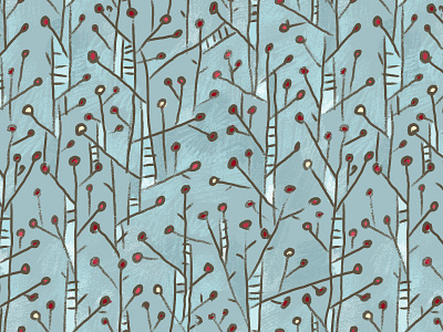 Winter Trees pattern trees winter