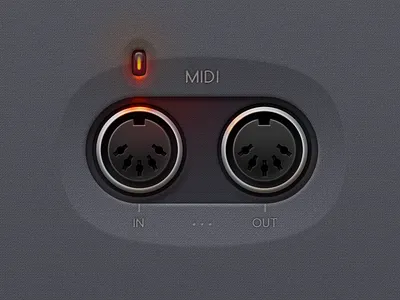Pure90 Midi Inputs audio graphicriver gui icon input ipad iphone midi output photoshop psd pure90 retina ui