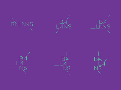 Balans brand identity logo