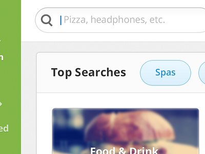 Search app form input ipad pills search tags ui