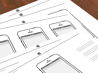 iPhone Sketch Template app freebie ios mockup sketch ui