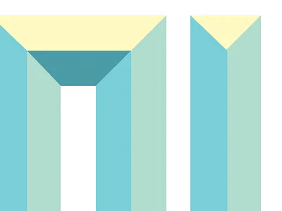 Gettin' blocky wit it. block block letters blue green letters yellow