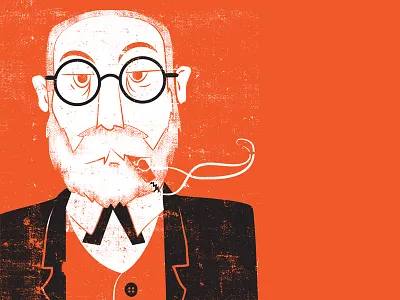 Freud illustration psychology