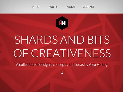 Shot #900287 homepage red shapes