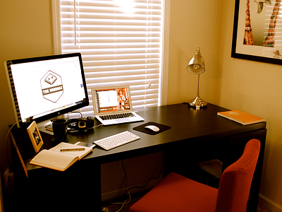 Home Workspace desk fun workspace