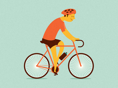 Ciclista bike pablo moreno vintage