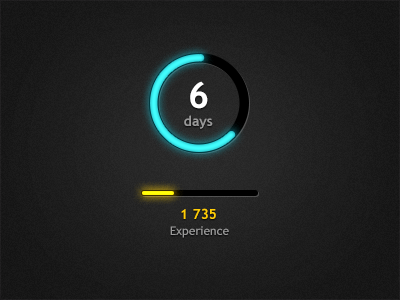 Simple progress bars bar circle design experience game graphic horizontal minimal progress simple time ui