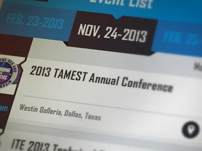 Event Schedule iphone app ui design
