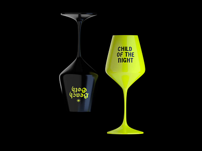 Vine Glasses — Beach Goth Child of the Night beach goth branding child of the night fashion glasses graphic design type vine glasses