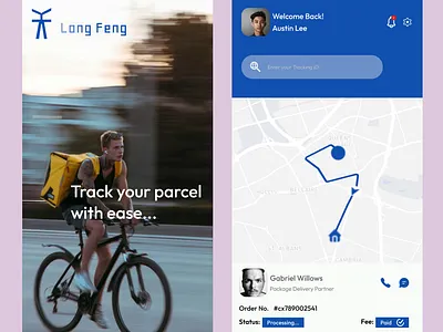 Long Feng Location Tracker Page #DailyUI day 20 dailyui design figma graphic design typography ui ux