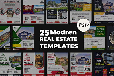 Real Estate Editable Instagram Posts adobe photoshop business card design editables posts estate estate post estate posts estate social media posts facebook illustration instagram linkedin posts property real estate social media posts twitter ui x