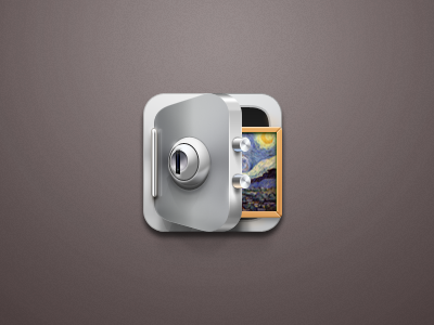 Picture Security icons mobile pixel ui