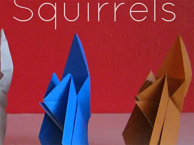 Squirrels blog origami website