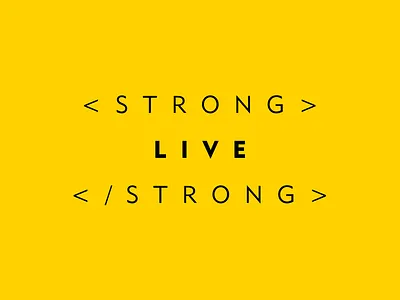 LIVE STRONG branding design graphic identity live livestrong strong yellow