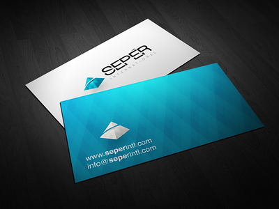 Sepér International Business Cards brand business card identity international logo print sepér