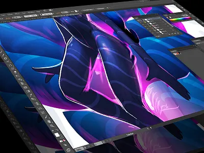 La Belleza vector demo illustration vector